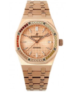 Audemars Piguet Royal Oak 37MM Montre boîtier givré en mouvement 3120 - Réplique 1:1