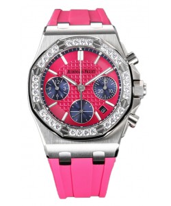 Audemars Piguet Royal Oak Offshore Chronographe cadran rose 37MM - Réplique Montre Suisse 