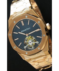 Audemars Piguet Royal Oak Tourbillon 41mm Montre Extra-Thin cadran bleu foncé  