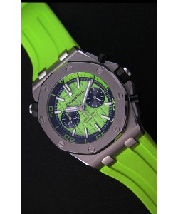 Montre Audemars Piguet Royal Oak Offshore Suisse réplique à Chronographe de plongée à quartz en Vert