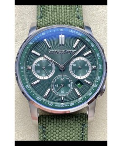 Montre réplique Audemars Piguet CODE 11.59 Chronographe Suisse en Acier 904L Cadran Vert