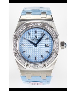 Audemars Piguet Royal Oak 33MM en acier 904L avec cadran bleu Montre Suisse Réplique