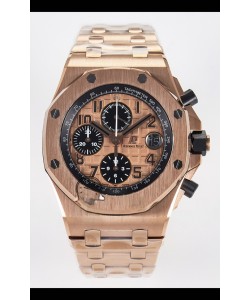 Audemars Piguet Royal Oak Offshore Cadran BRICK or rose 1:1 Super Clone Réplique Montres - Acier 904L