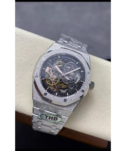 Audemars Piguet Royal Oak Double Balancier Ajouré FROSTED Edition 1:1 Réplique Montre Superclone