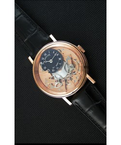 Montre Breguet Tradition 7057BR/R9/9W6 Pink Gold Dual Tourbillon Suisse Répliquée 