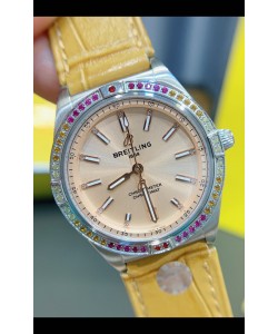 Breitling Chronomat Automatic 36MM Montre Suisse 1:1 Réplique Boîtier Acier