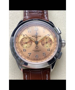 Breitling Premier B01 Chronographe 42 Edition Boîtier Acier Cadran Champange - Réplique Miroir 1:1