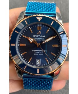 Breitling SuperOcean Heritage II B20 44MM Cadran bleu Lunette bicolore Réplique miroir 1:1 