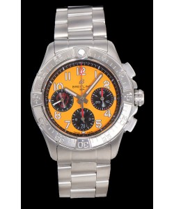 Montre Breitling Super Clone Super Avenger B01 Chronographe Cadran Jaune 