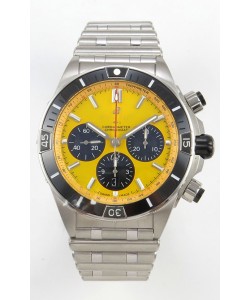 Breitling Chronomat Super Clone B01 42 Edition Swiss Montre en acier 904L Cadran jaune 