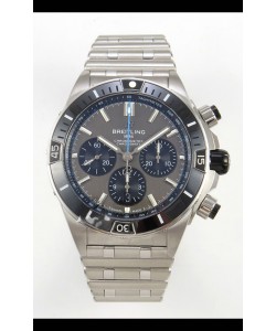 Breitling Chronomat Super Clone B01 42 édition Swiss 904L acier montre cadran gris