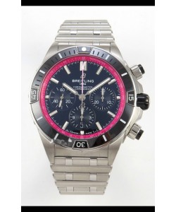 Breitling Chronomat Super Clone B01 42 édition Swiss 904L acier Montre cadran noir/rouge