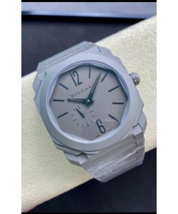 Bvlgari Octo Finissmo Edition 1:1 Réplique Miroir Boîtier en Céramique Sablée