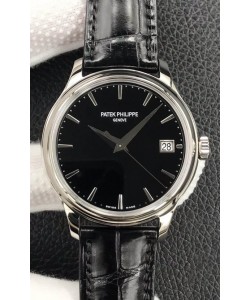 Patek Philippe Calatrava 5227G-001 Cadran noir 1:1 Miroir Réplique Suisse Boîtier acier