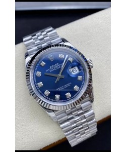Rolex Datejust 126234 36MM Réplique Suisse en acier 904L avec cadran bleu - Réplique Miroir 1:1
