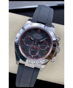 Montre Rolex Cosmograph Daytona 116509 Mouvement Cal.4130 à cadran noir - Acier 904L