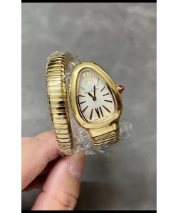 Bvlgari Serpenti Edition Montre à boîtier en or jaune qualité miroir 1:1