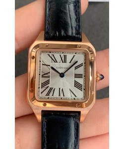 Cartier Santos Dumont Montre réplique 1:1 suisse en boîtier or rose 38MM