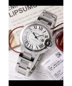 Ballon De Cartier Automatique Suisse 1:1 Qualité Miroir 33MM en Boîtier Acier