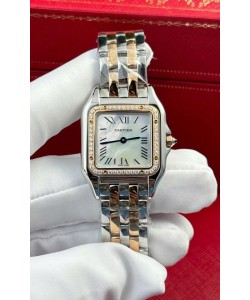 PANTHERE de Cartier Edition 27mm Cadran Perle Montre suisse 1:1 Boîtier Or Rose bicolore