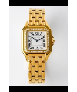 PANTHERE de Cartier Edition 27MM Montre Suisse Miroir 1:1 Boîtier Or Jaune 
