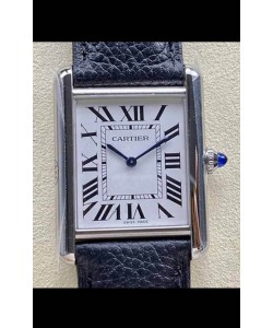 Cartier Tank Solo Montre suisse à quartz en boîtier acier - Boîtier 33MM 