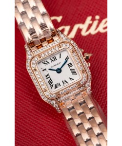Montre Cartier PANTHÈRE Superclone 20 mm, réplique suisse, boîtier en or rose