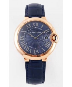 Ballon De Cartier Swiss Automatic Qualité Miroir 1:1 42MM dans un boîtier en or rose
