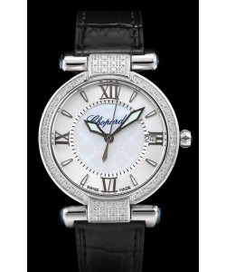 Chopard Imperiale White Dial Swiss Automatic Replica Watch en acier 904L 