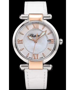 Chopard Imperiale White Dial Swiss Automatic Replica Watch en acier 904L 