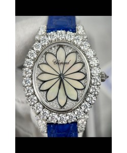 Chopard L'Heure du Diamant Mossanites Montre Super Clone boîtier acier 34MM
