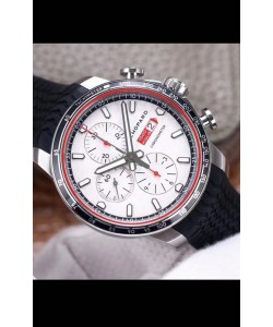 Chopard Classic Racing Chronographe Réplique Miroir 1:1 en Acier - Cadran blanc
