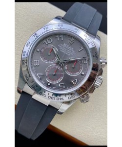 Cosmographe Rolex Daytona 116519 Mouvement Cal.4130 à cadran gris - Montre en acier 904L