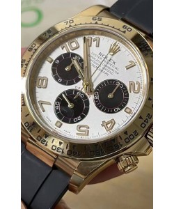 Cosmographe Rolex Daytona 116528 Mouvement Cal.4130 or jaune original - Montre acier 904L