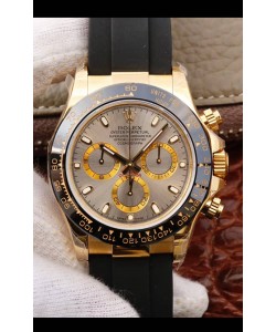 Montre Rolex Cosmograph Daytona 116508 Or Jaune Mouvement original Cal.4130 - Montre améliorée Ultimate 904L Acier