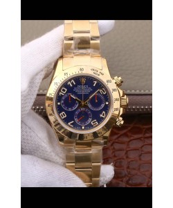 Montre Rolex Cosmograph Daytona 116508 Or Jaune Mouvement original Cal.4130 - Montre améliorée Ultimate 904L Acier