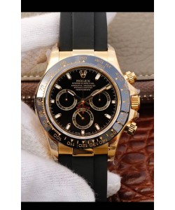 Montre Rolex Cosmograph Daytona 116508 Or Jaune Mouvement original Cal.4130 - Montre améliorée Ultimate 904L Acier