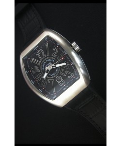 Franck Muller Vanguard Montre Réplique Suisse avec boîtier en Acier Inoxydable