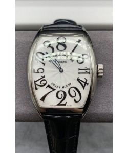 Franck Muller Crazy Hours Réplique Montre Super Clone Automatique Suisse cadran blanc
