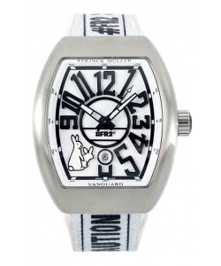 Franck Muller « Fr2nck » Vanguard Rabbit Edition Réplique Montre Suisse en Boîtier Acier