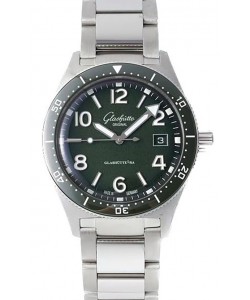 Glashütte SeaQ Divers Edition Cadran vert Montre Suisse Réplique 1:1 Superclone 
