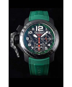 Montre Graham Chronofighter Superlight Carbon Verte 1:1 Réplique Suisse 