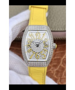 Montre Franck Muller Vanguard Ladies 1:1 Réplique Suisse 32mm Large Boîtier Acier