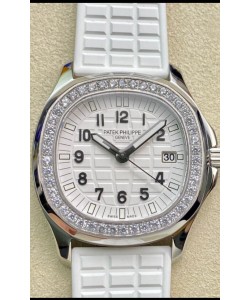 Montre Patek Philippe Aquanaut LUCE 5072A-001 Réplique Suisse à cadran blanc 35MM