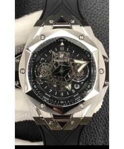 Montre Hublot Big Bang Sang Bleu II 45MM 1:1 Miroir Réplique Montre en Acier Inoxydable