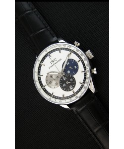 Montre IWC Schaffhausen japonnaise Réplique à mouvement à Quartz avec Cadran Blanc 