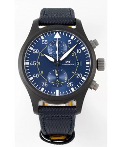 IWC Pilot's Chronograph IW389008 édition Anges Bleus Montre réplique miroir 1:1