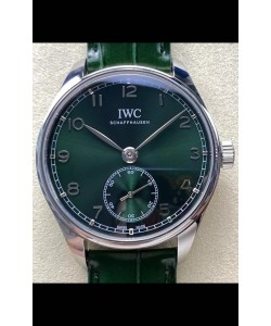 IWC Portugieser Super Clone Automatique 41 IW358310 Cadran vert dans boîte acier