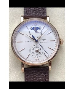 IWC IW359002 Portofino Calendrier Complet Or Rose Réplique Montre Suisse 