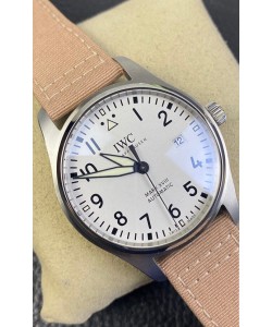 IWC Pilot Mark XVIII IW327002 Réplique Suisse Miroir 1:1 avec cadran blanc 